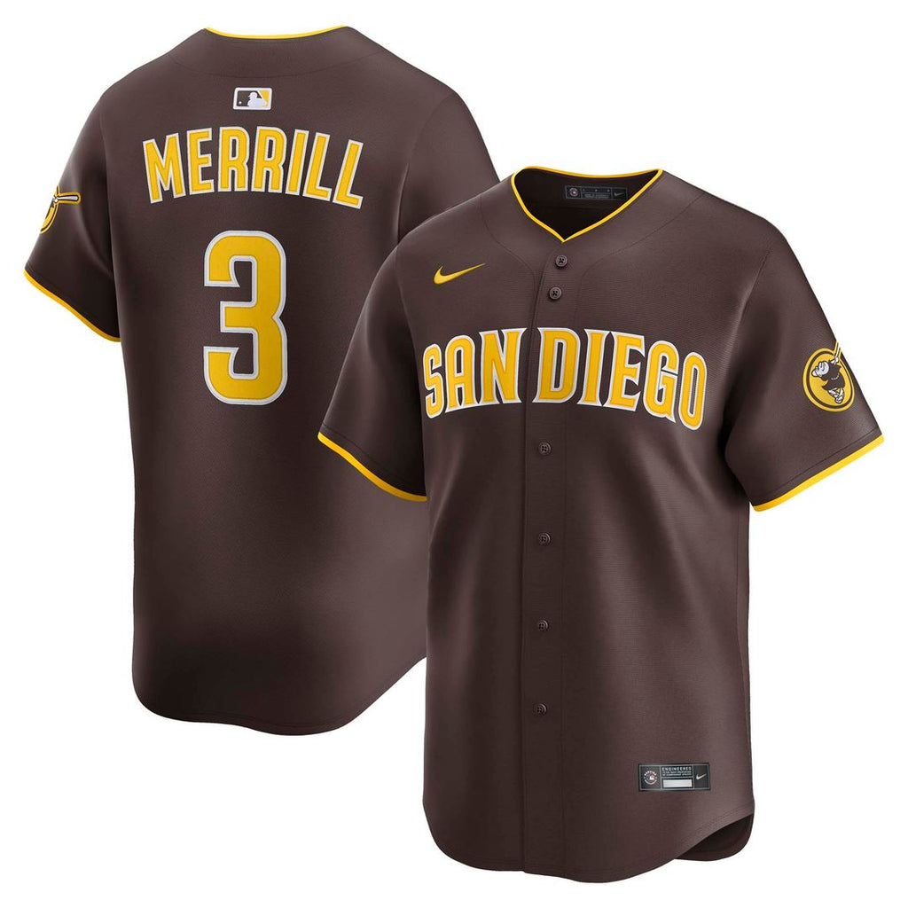 Jackson Merrill San Diego Padres Nike Home Limited Player Jersey - White