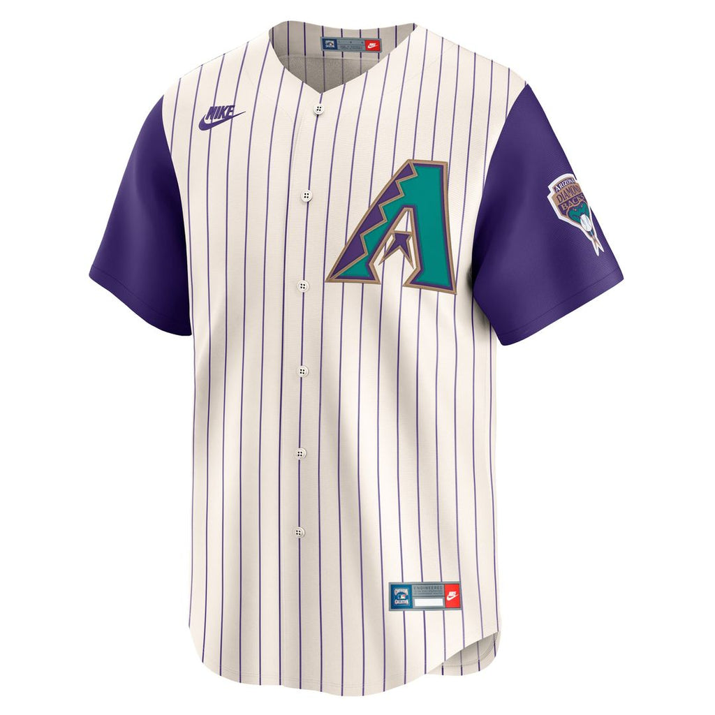Randy Johnson Arizona Diamondbacks Nike Throwback Cooperstown Collection Limited Jersey - Black