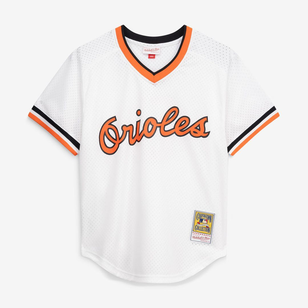 Cal Ripken Jr. Baltimore Orioles Mitchell & Ness Authentic Batting Practice Jersey - White