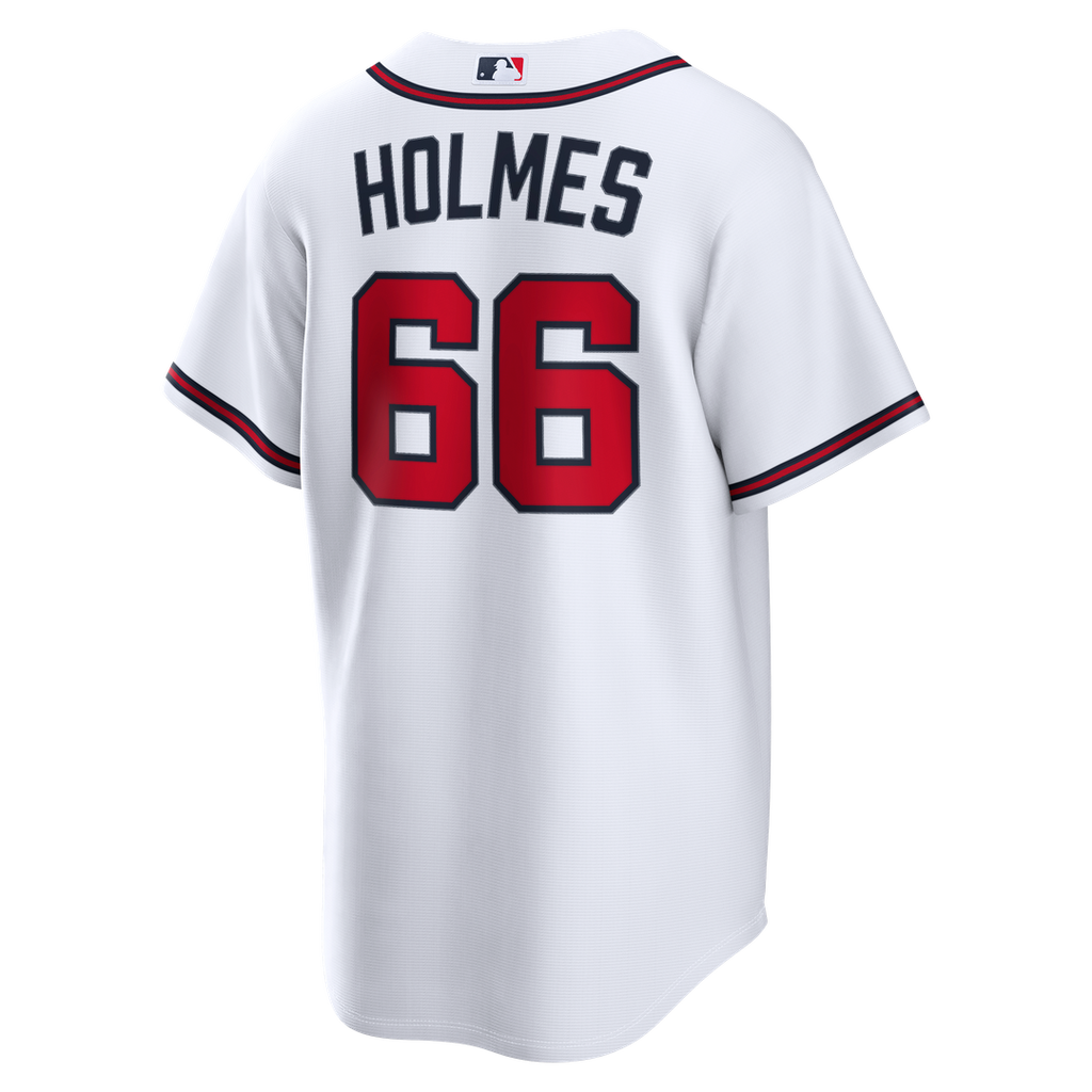Grant Holmes Atlanta Braves Nike Home Replica Jersey - White