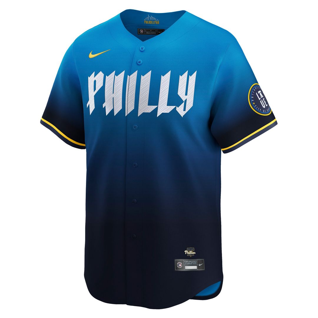Bryce Harper Philadelphia Phillies Nike City Connect Limited Jersey - Blue