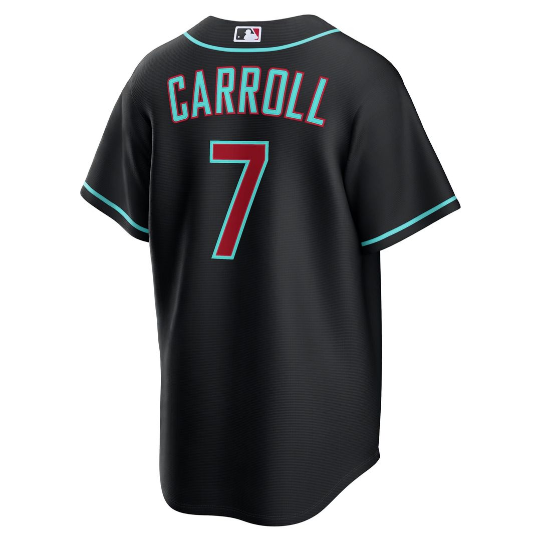 Corbin Carroll Arizona Diamondbacks Nike Alternate Replica Jersey - Black