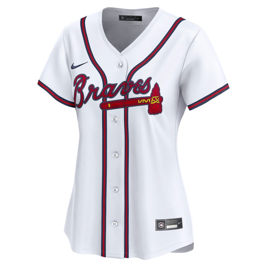 Spencer Strider Atlanta Braves Nike Women's Home Limited Player Jersey - White