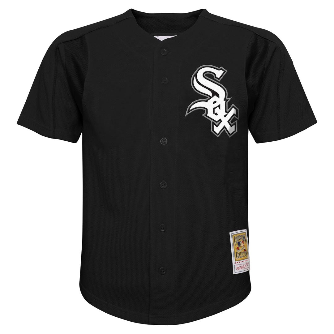 Paul Konerko Chicago White Sox Mitchell & Ness Youth Mesh Batting Practice Jersey - Black