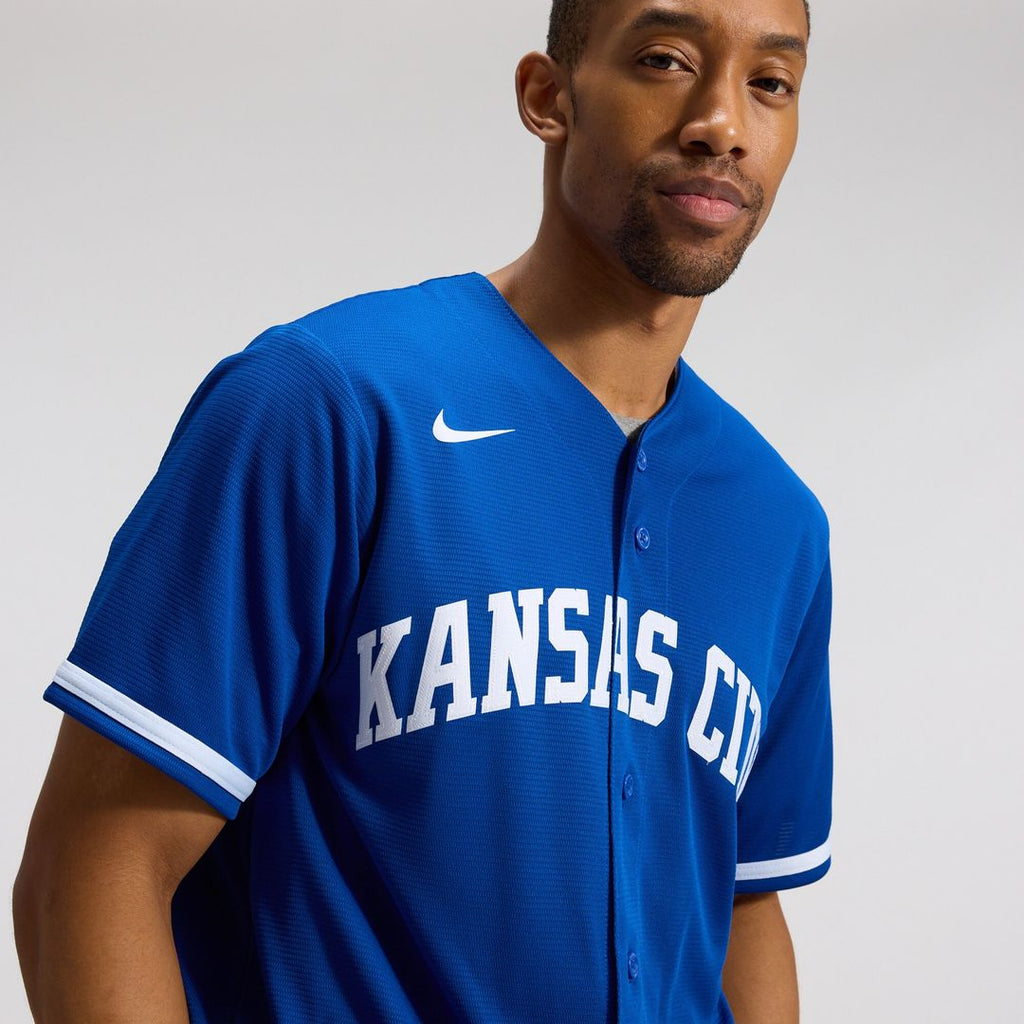 Kansas City Royals Nike Road Replica Team Jersey - Gray