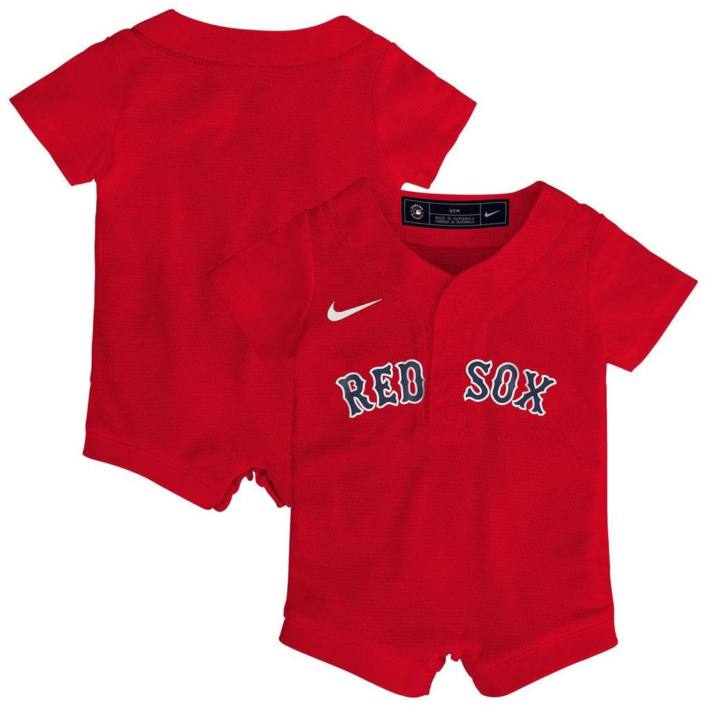 Boston Red Sox Nike Infant Alternate Replica Romper Jersey - Red