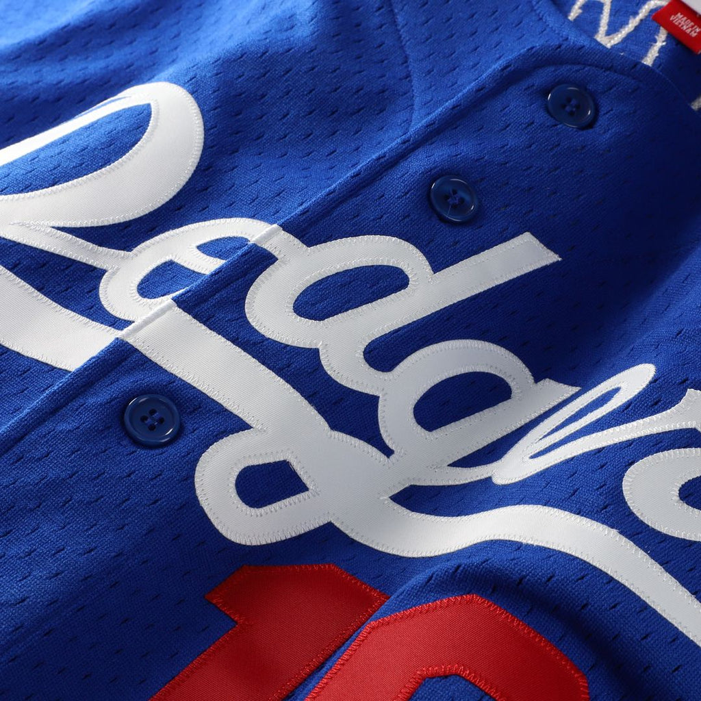 Hideo Nomo Los Angeles Dodgers Mitchell & Ness Big & Tall Cooperstown Collection Mesh Batting Practice Jersey - Royal