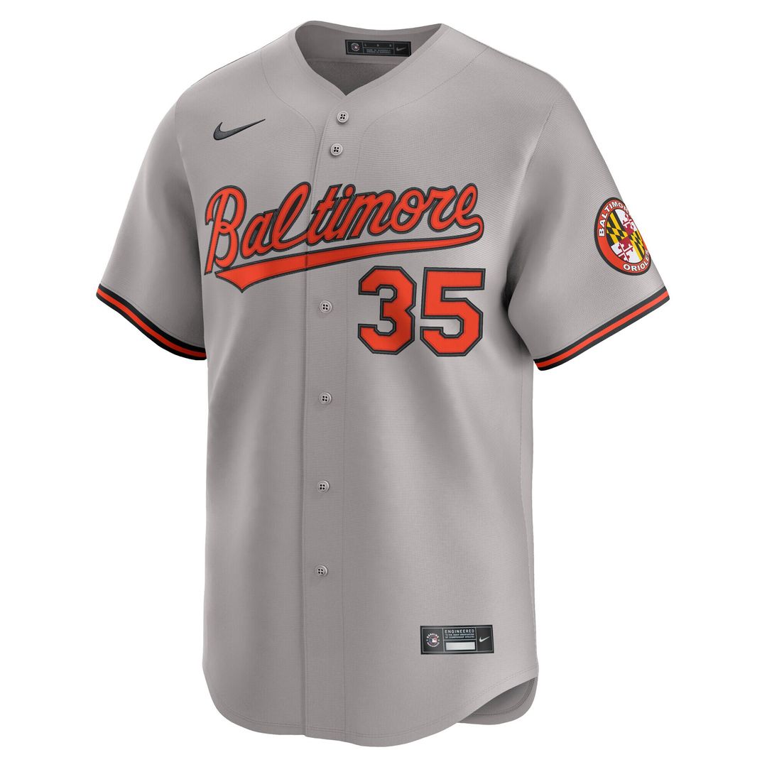 Adley Rutschman Baltimore Orioles Nike 2nd Alternate Limited Player Jersey - Orange