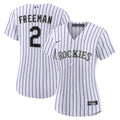 Tyler Freeman Colorado Rockies Nike Women's Home Replica Jersey - White