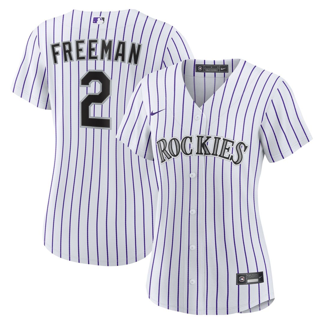Tyler Freeman Colorado Rockies Nike Women's Home Replica Jersey - White