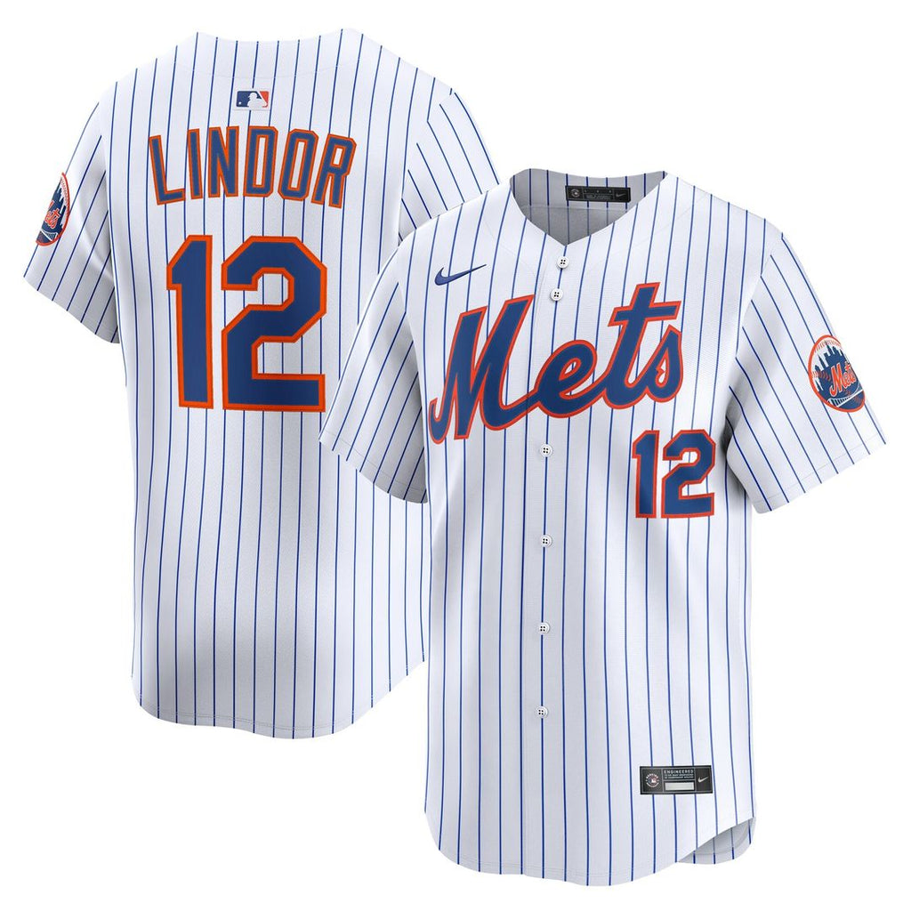 Francisco Lindor New York Mets Nike Road Limited Player Jersey - Gray