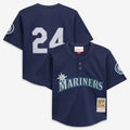 Ken Griffey Jr. Seattle Mariners Mitchell & Ness Preschool Cooperstown Collection Mesh Batting Practice Jersey - Navy