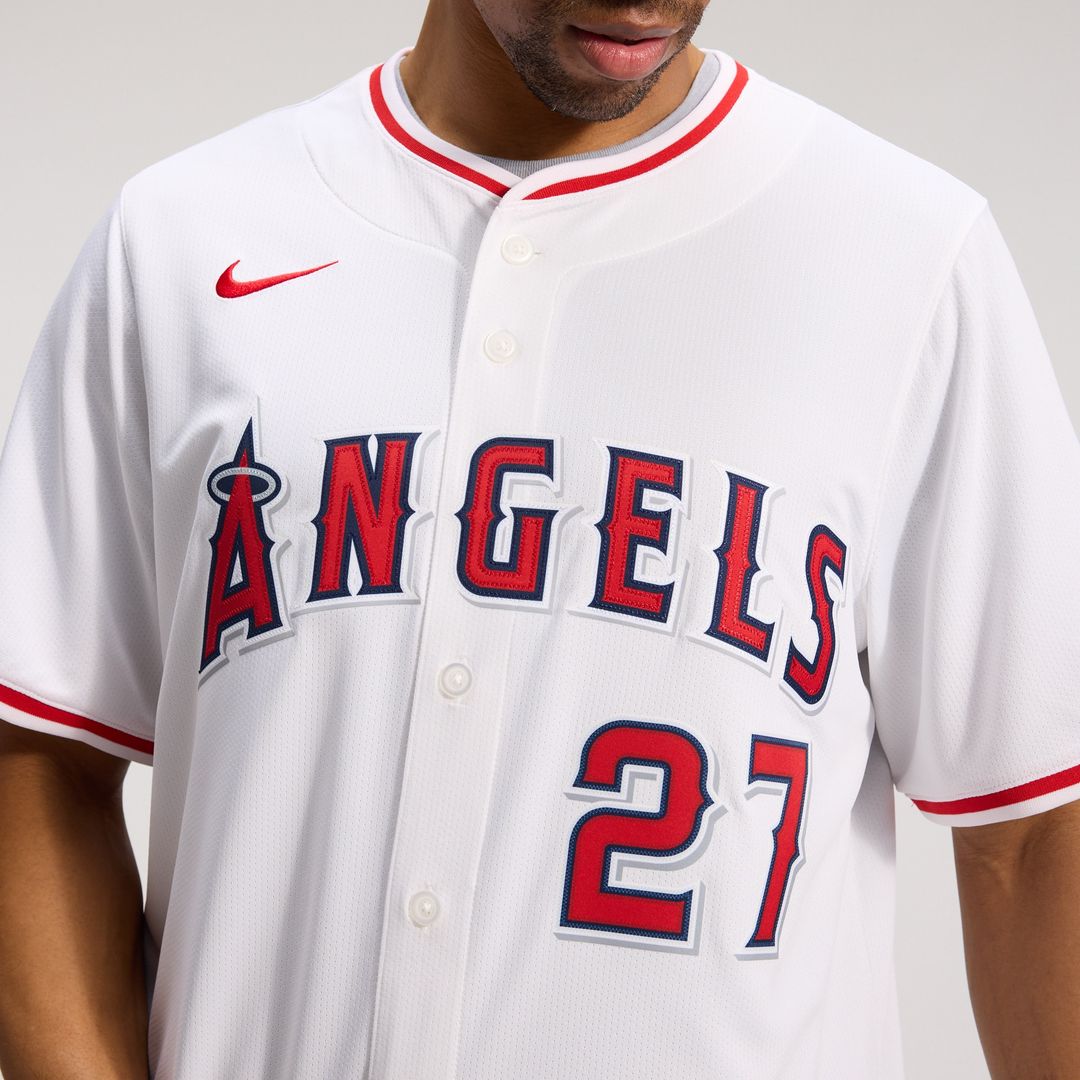 Mike Trout Los Angeles Angels Nike Home Limited Player Jersey - White