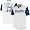 Ronald Acuña Jr. Atlanta Braves Profile Big & Tall Name & Number Jersey - White