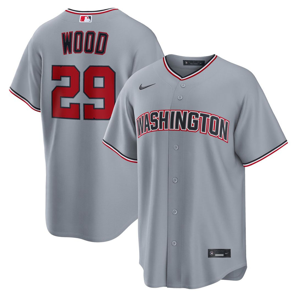 James Wood Washington Nationals Nike Alternate Replica Jersey - Navy