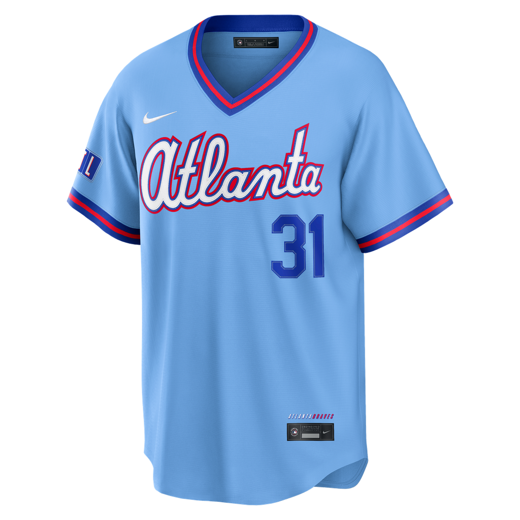 Greg Maddux Atlanta Braves Nike 2026 City Connect Stadium Jersey - Powder Blue