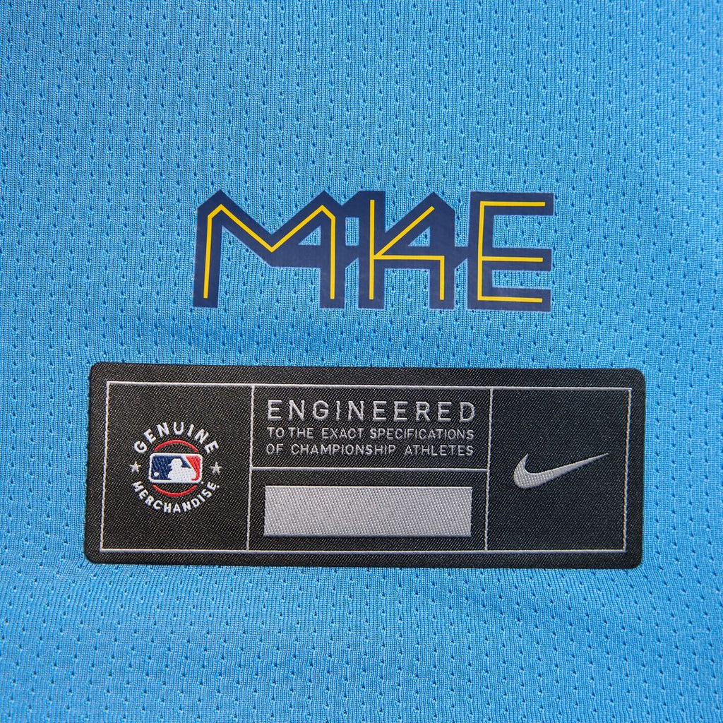Milwaukee Brewers Nike City Connect Limited Jersey - Light Blue
