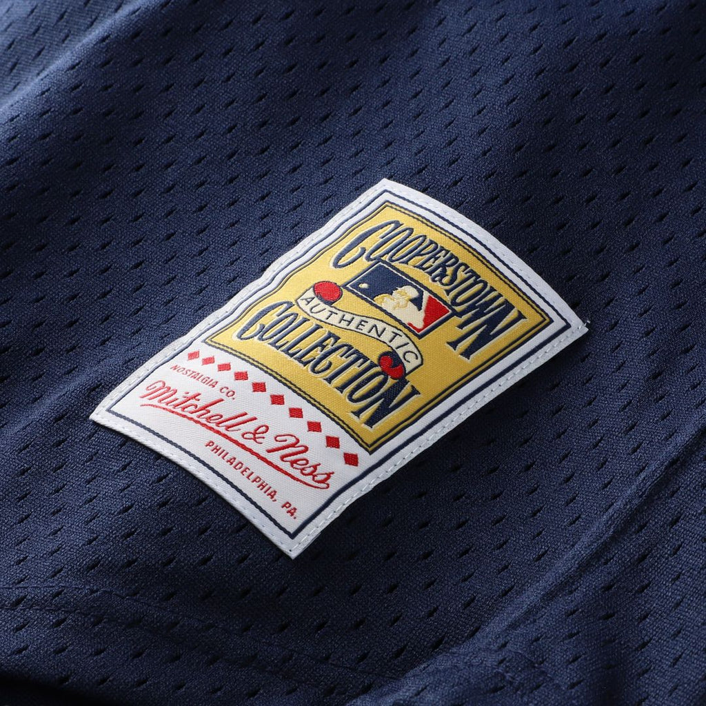 David Ortiz Minnesota Twins Mitchell & Ness 2002 Cooperstown Collection Mesh Batting Practice Jersey - Navy