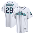 Cal Raleigh Seattle Mariners Nike  Home Stadium 50th Season Patch Jersey - White