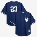 Don Mattingly New York Yankees Mitchell & Ness Cooperstown Collection Big & Tall Mesh Batting Practice Jersey - Navy