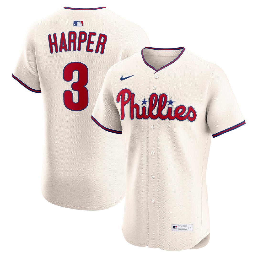 Bryce Harper Philadelphia Phillies Nike Alternate Elite Jersey - Light Blue