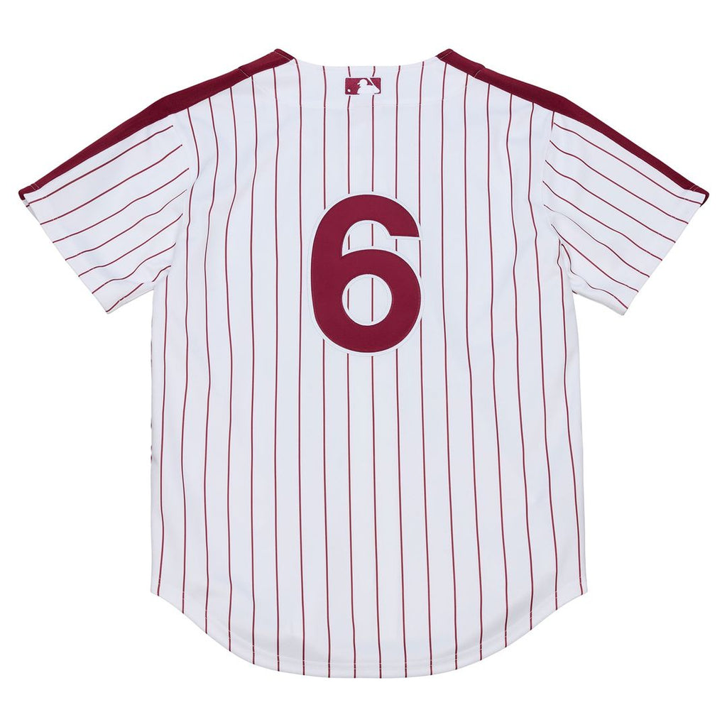 Jimmy Rollins Philadelphia Phillies Mitchell & Ness 2003 Cooperstown Collection Authentic Jersey - White