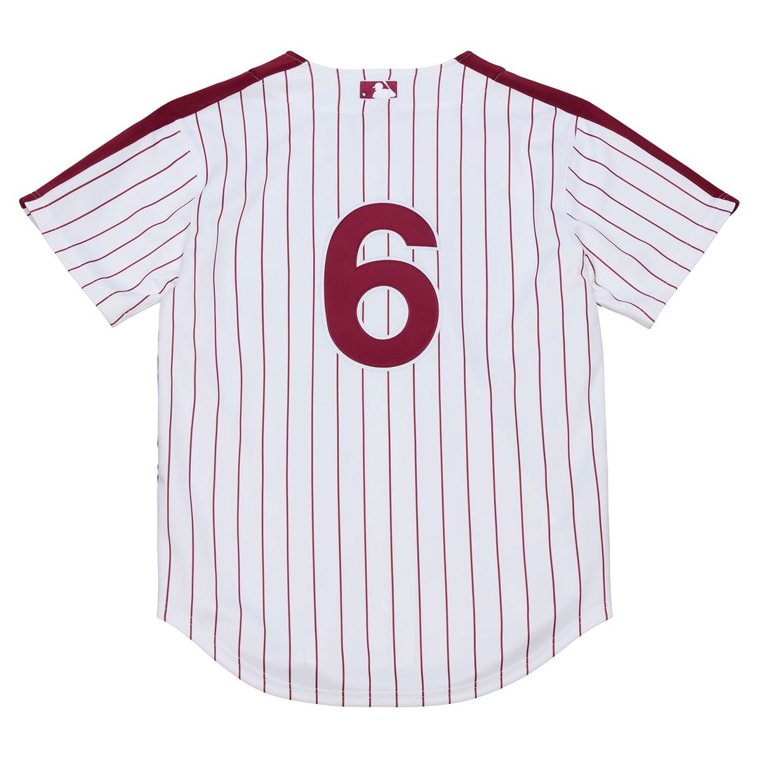 Jimmy Rollins Philadelphia Phillies Mitchell & Ness 2003 Cooperstown Collection Authentic Jersey - White