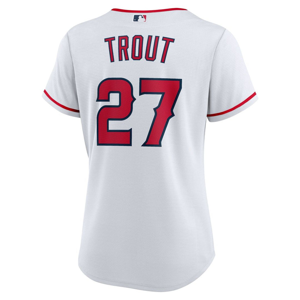 Mike Trout Los Angeles Angels Nike Women's Home Replica Player Jersey - White