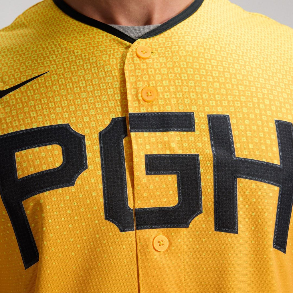 Pittsburgh Pirates Nike City Connect Replica Jersey - Gold