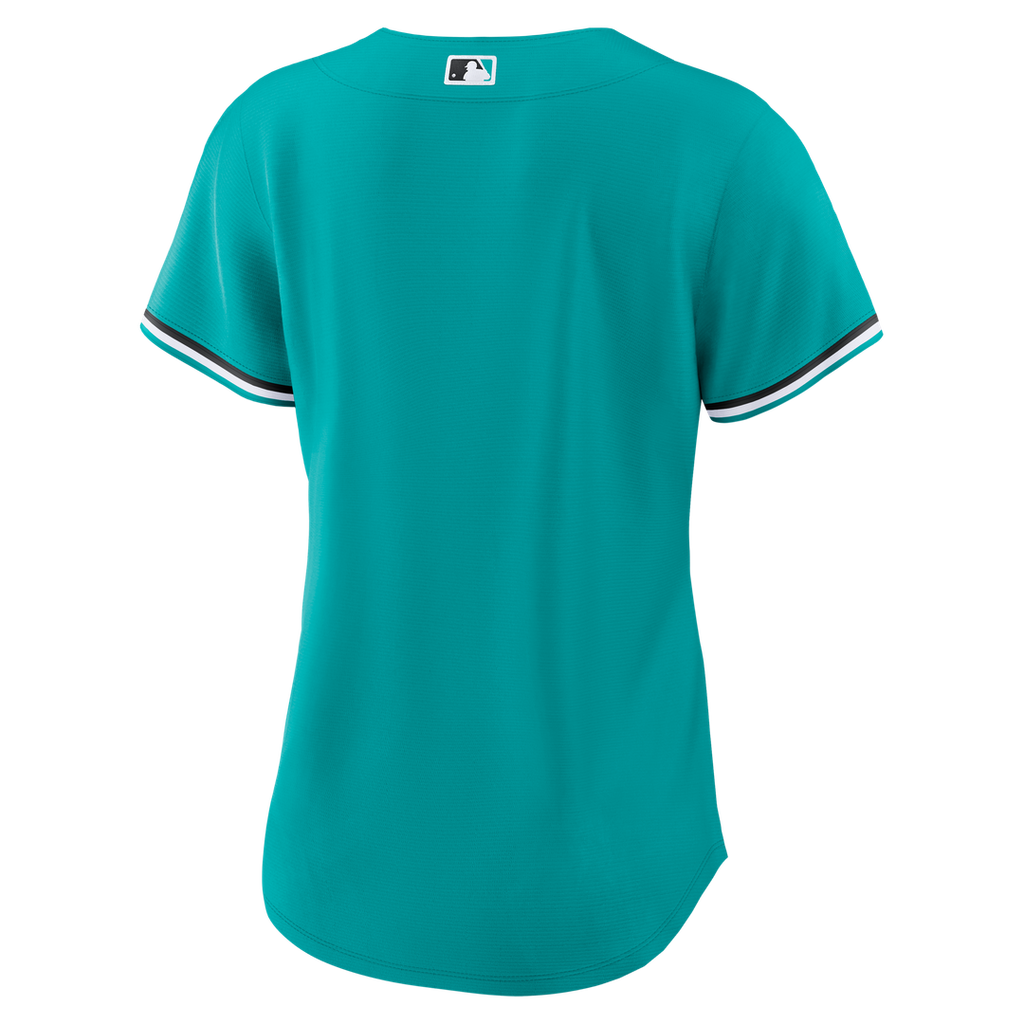 Miami Marlins Nike Women's Alternate Replica Jersey - Teal