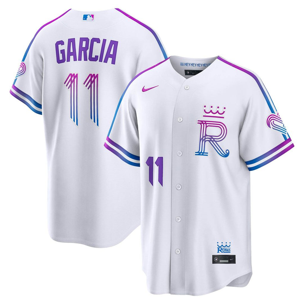 Maikel Garcia Kansas City Royals Nike 2026 City Connect Stadium Jersey - White