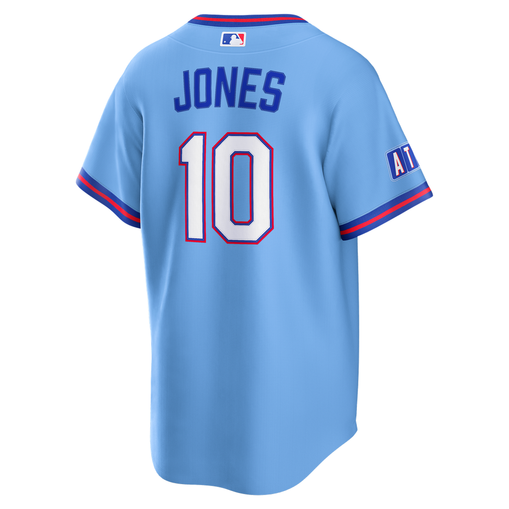 Chipper Jones Atlanta Braves Nike 2026 City Connect Stadium Jersey - Powder Blue