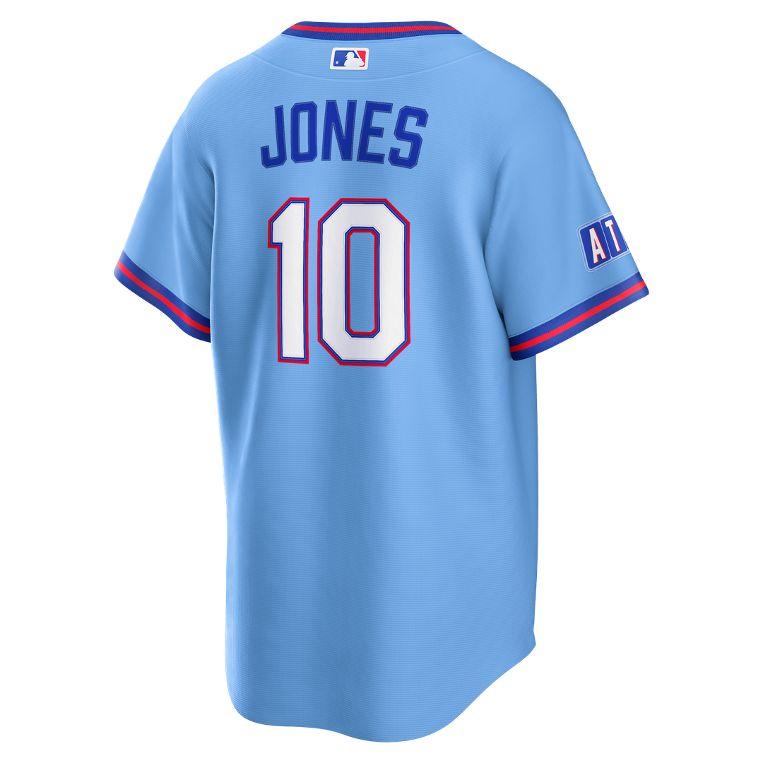 Chipper Jones Atlanta Braves Nike 2026 City Connect Stadium Jersey - Powder Blue