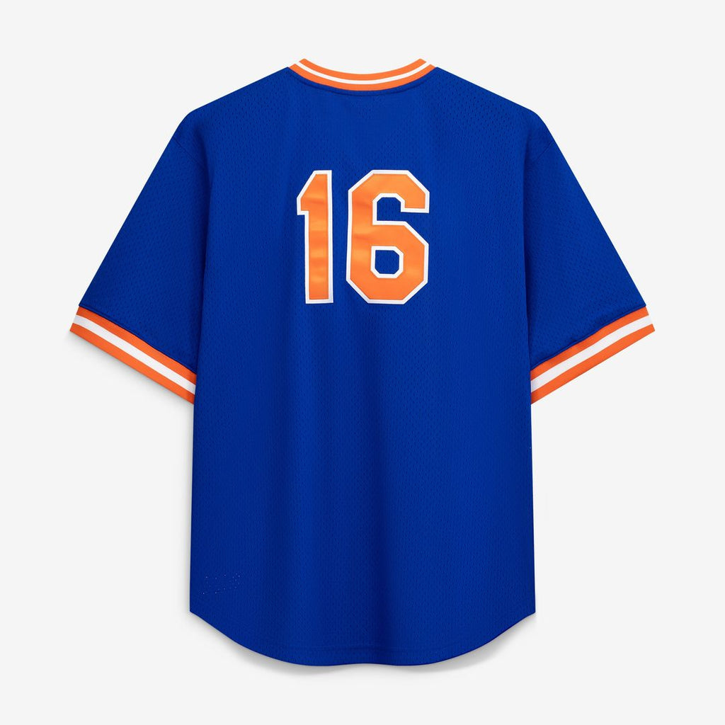 Dwight Gooden New York Mets Profile Big & Tall Cooperstown Collection Mesh Batting Practice Jersey - Royal