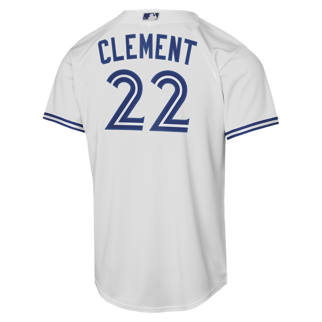 Ernie Clement Toronto Blue Jays Nike Youth Home Baseline Jersey - White