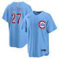 Seiya Suzuki Chicago Cubs Nike Alternate Replica Jersey - Light Blue