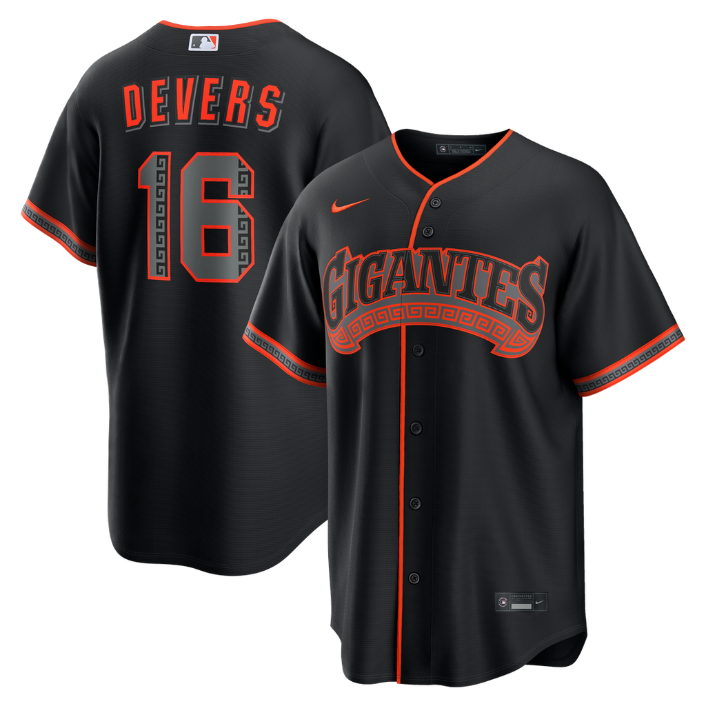 Rafael Devers San Francisco Giants Nike Alternate Replica Jersey - Black