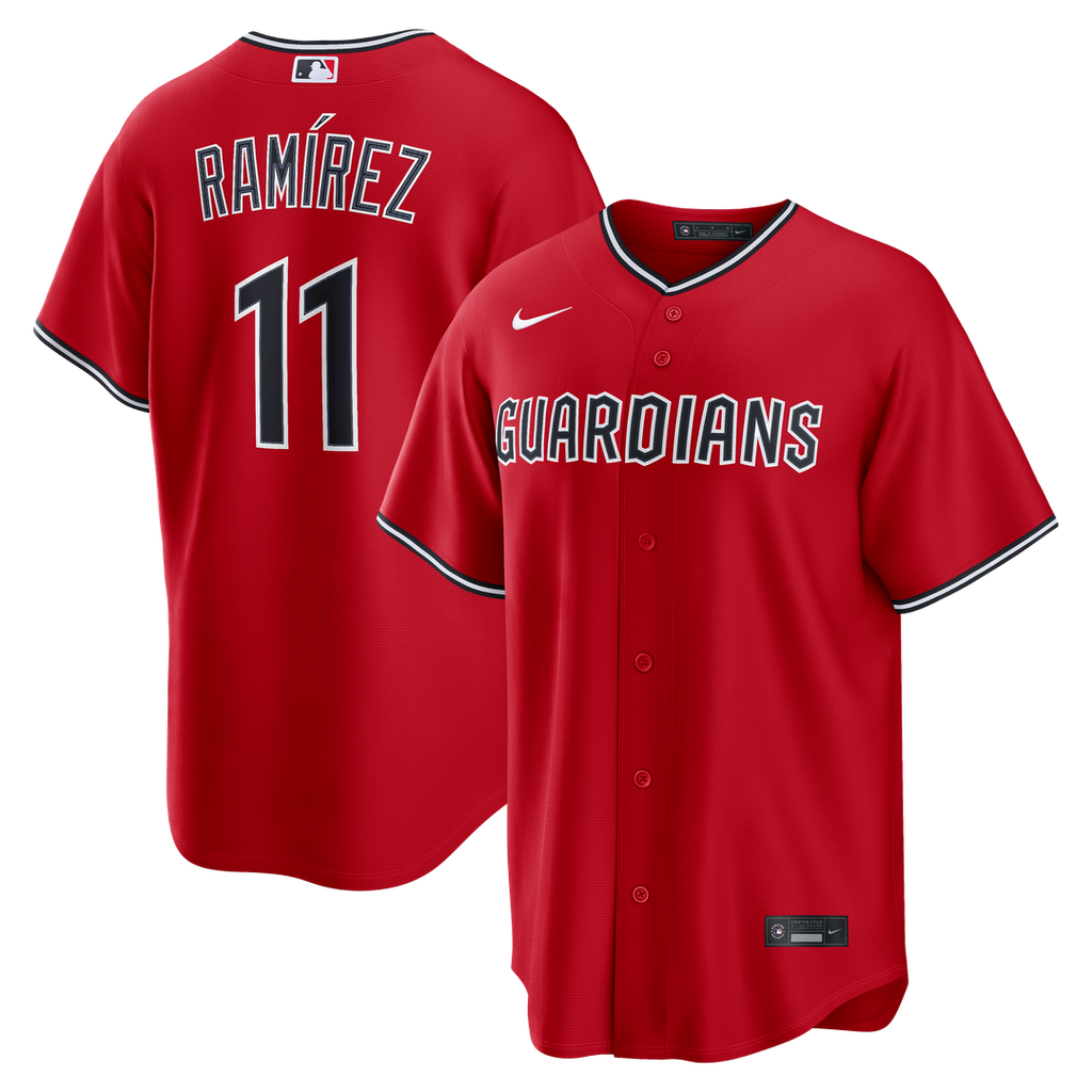 José Ramírez Cleveland Guardians Nike Alternate Replica Jersey - Red