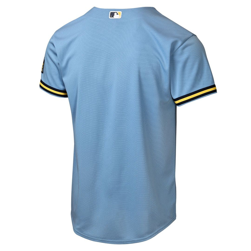 Milwaukee Brewers Nike Youth Road Stadium Jersey - Powder Blue