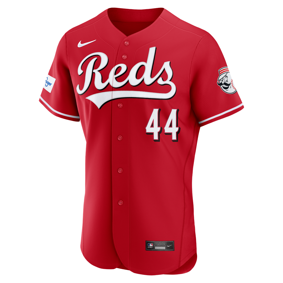 Elly De La Cruz Cincinnati Reds Nike Home Authentic Sponsor Patch Jersey - White