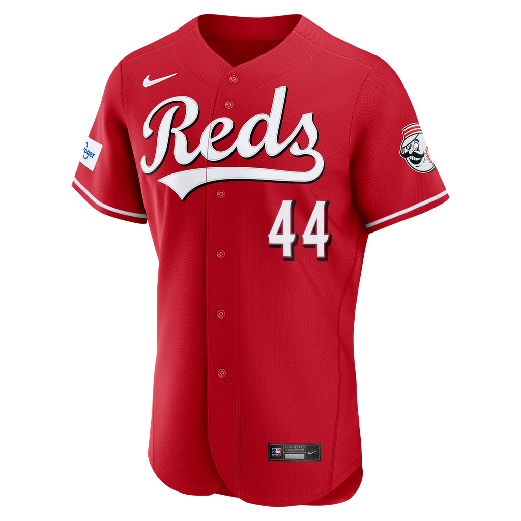 Elly De La Cruz Cincinnati Reds Nike Alternate Authentic Sponsor Patch Jersey - Red