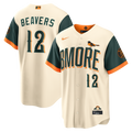 Dylan Beavers Baltimore Orioles Nike 2026 City Connect Stadium Jersey - Cream