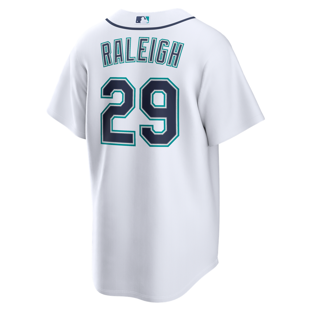 Cal Raleigh Seattle Mariners Nike Home Replica Jersey - White