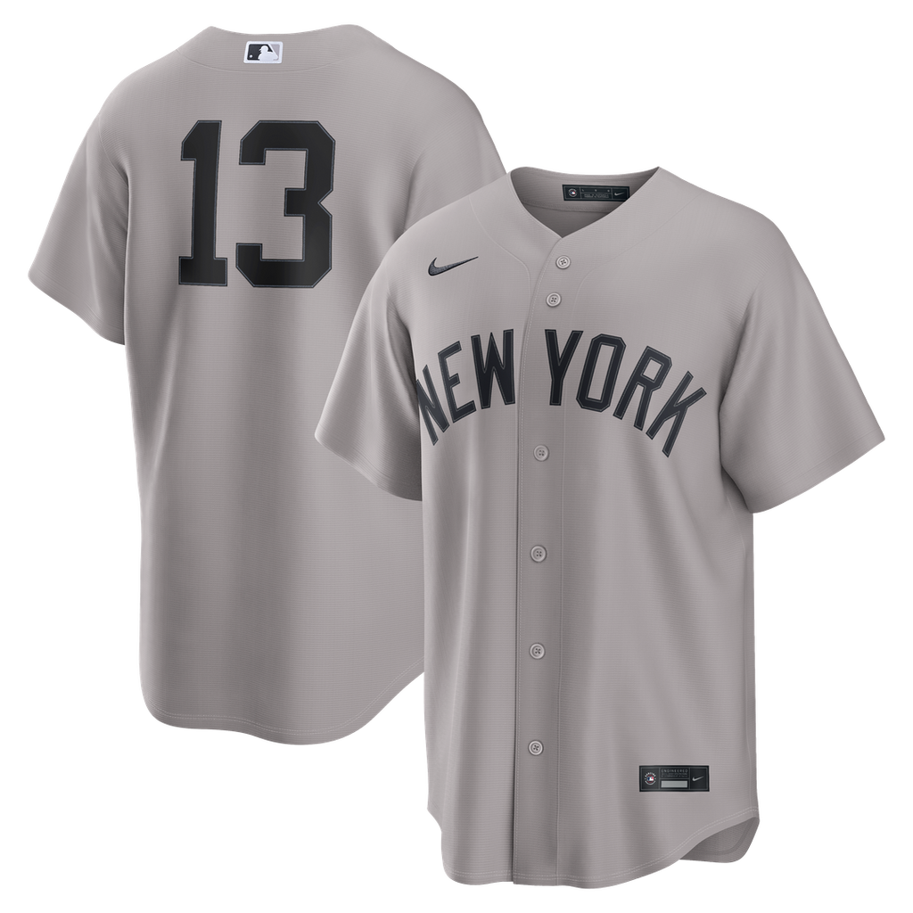 Jazz Chisholm Jr. New York Yankees Nike Road Replica Jersey - Gray