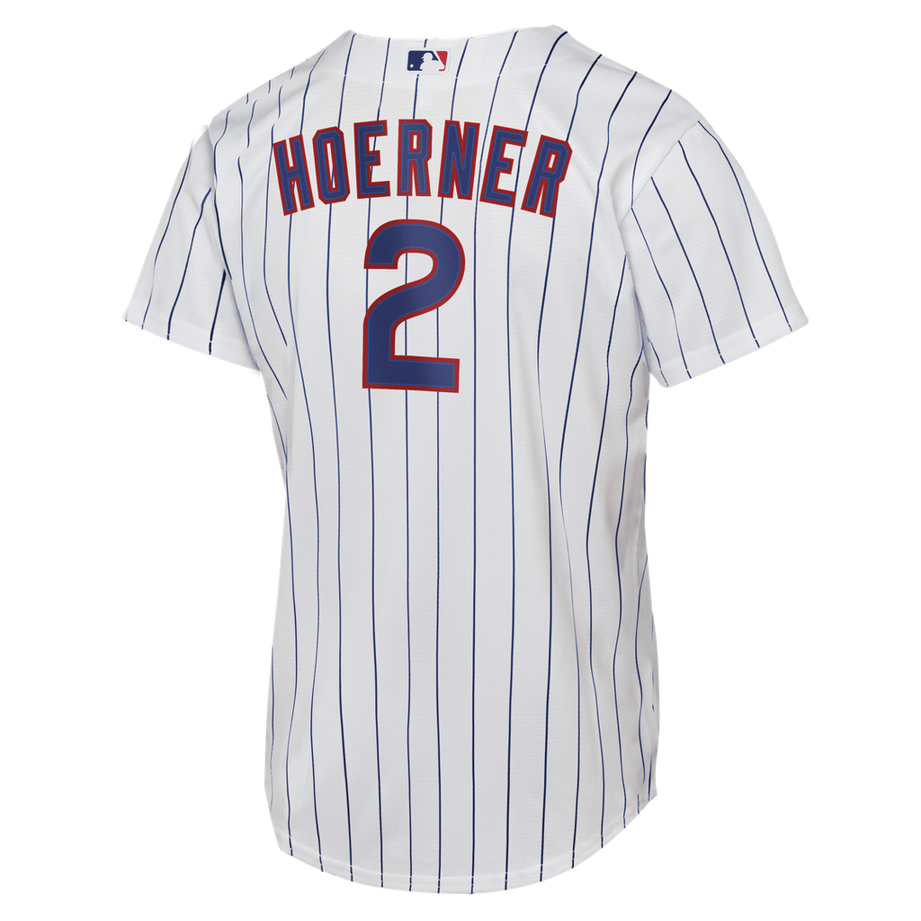 Nico Hoerner Chicago Cubs Nike Youth Home Replica Jersey - White