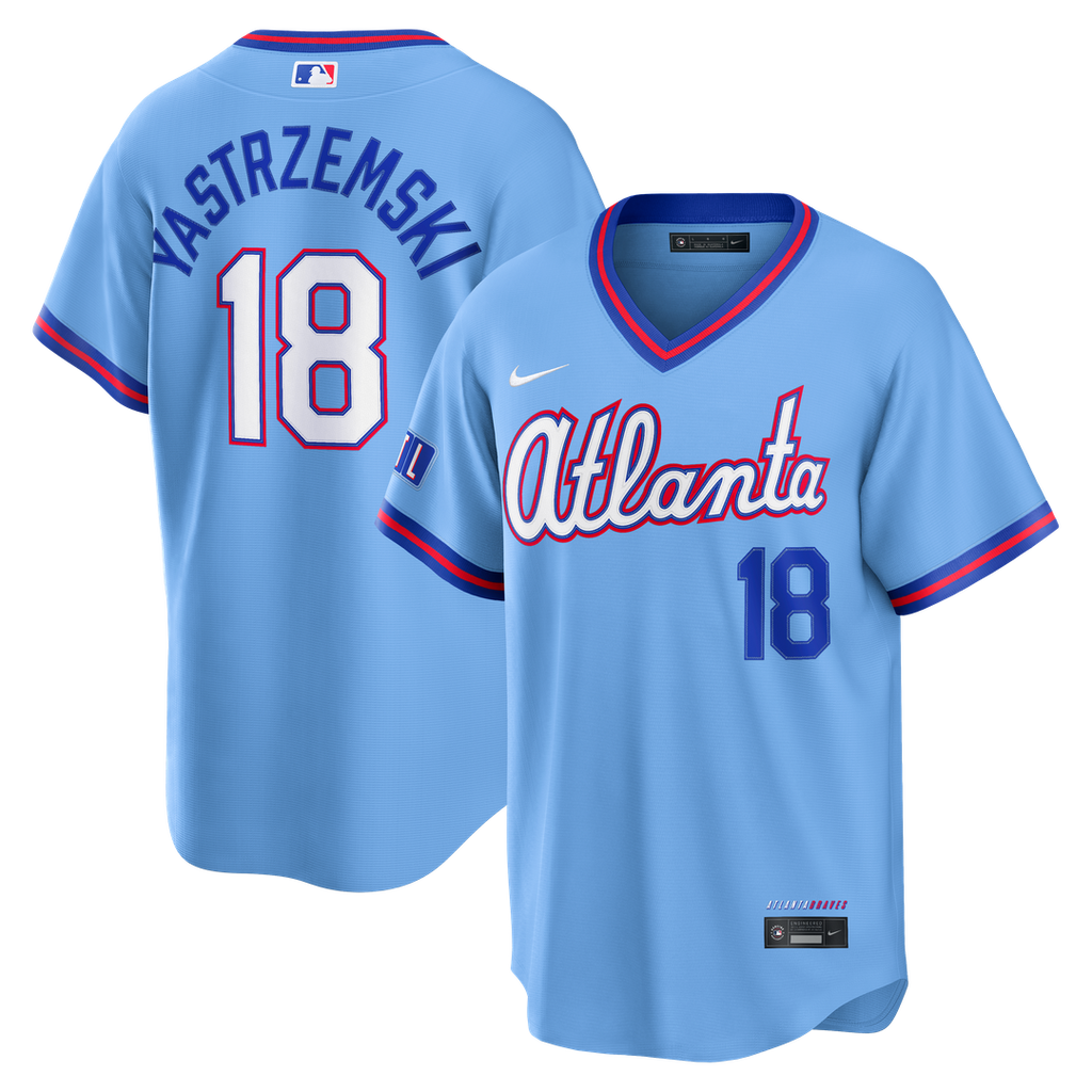 Mike Yastrzemski Atlanta Braves Nike 2026 City Connect Stadium Jersey - Powder Blue