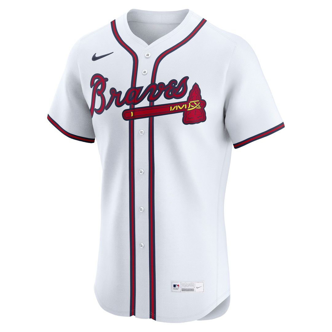 Ronald Acuña Jr. Atlanta Braves Nike Alternate Elite Jersey - Navy