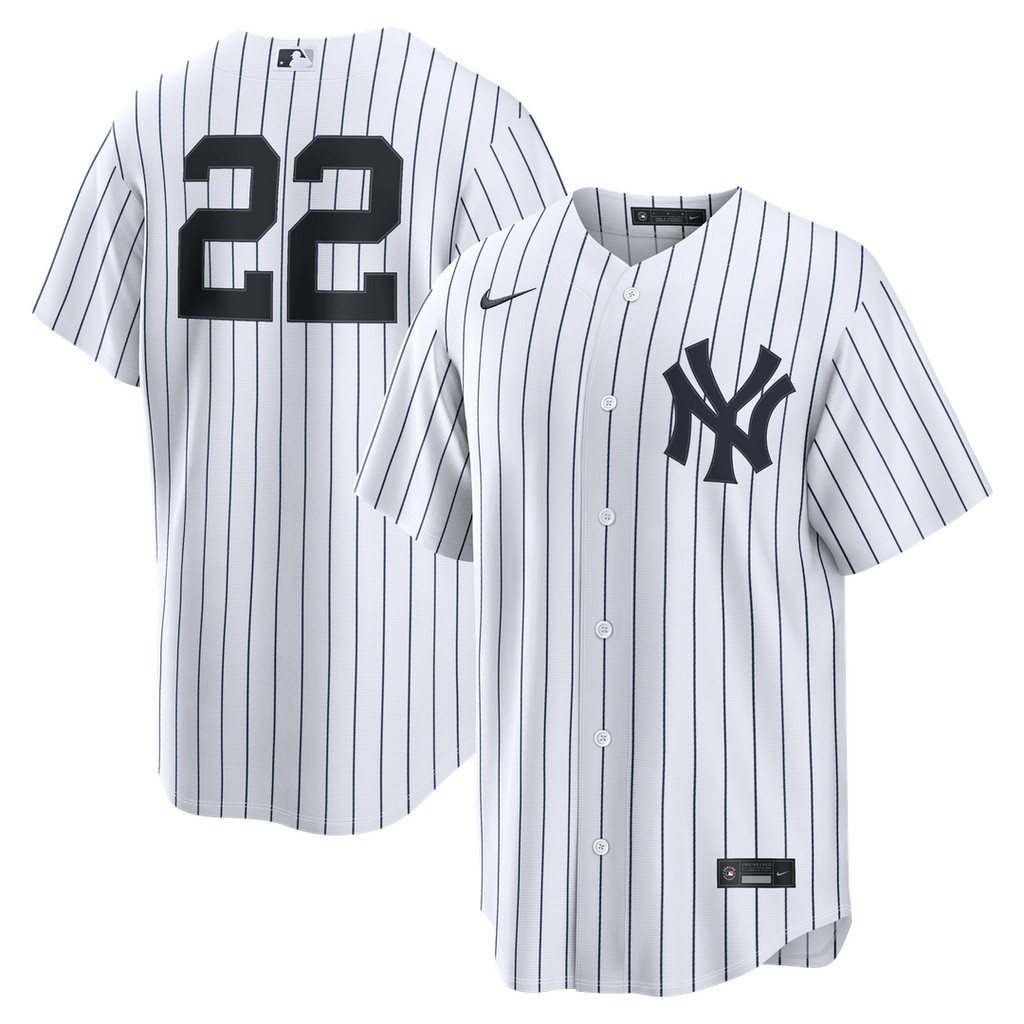 Ben Rice New York Yankees Nike Home Replica Jersey - White