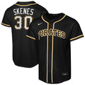 Paul Skenes Pittsburgh Pirates Nike Youth Fashion Replica Player Jersey - Black