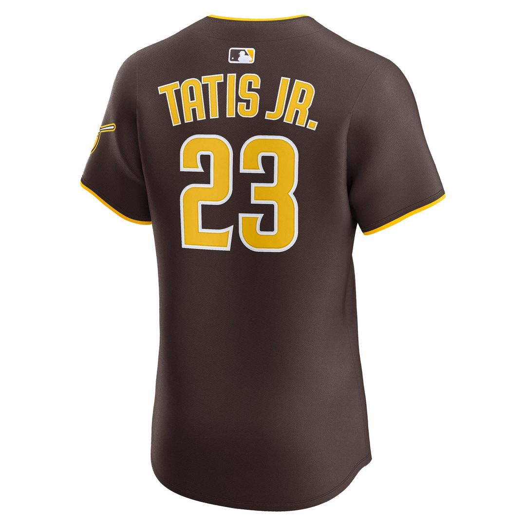 Fernando Tatis Jr. San Diego Padres Nike Road Elite Jersey - Brown